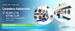 Lavandería autoservicio en Alcalá de Henares